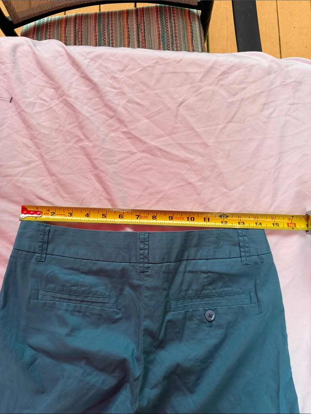 J. Crew Teal Chino Bermuda Shorts